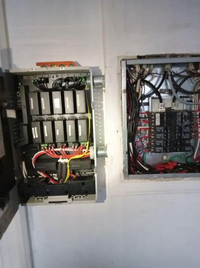 Electrical panel upgrade completed for Indoor Lighting Installation in Webster Groves